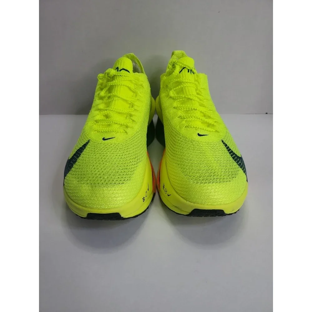 Nike Air Zoom Alphafly Next% 3 Volt Racing Shoes Mens 9.5 FD8311-700 Used once